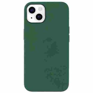 Fully Wrapped Shockproof Silicone Protective Case For iPhone 13(Army Green)