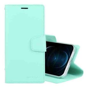 GOOSPERY SONATA DIARY Horizontal Flip Leather Case with Holder & Card Slots & Wallet For iPhone 13 Pro Max(Mint Green)