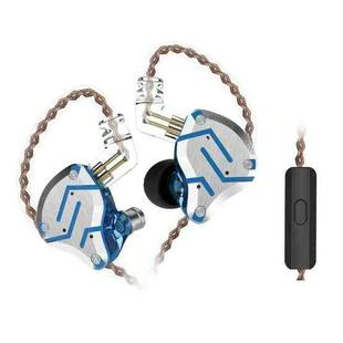 KZ ZS10 Pro 10-unit Ring Iron Gaming In-ear Wired Earphone, Mic Version(Streamer Blue)