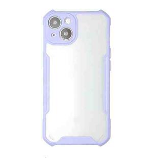 For iPhone 13 Acrylic + Color TPU Shockproof Case(Purple)