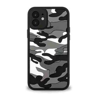 For iPhone 11 Camouflage Clouds Embossed Skin Feel Silicone Shockproof Case (Black)