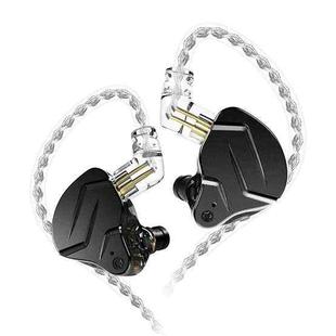 KZ ZSN Pro X Ring Iron Hybrid Drive Metal In-ear Wired Earphone, Standard Version(Black)