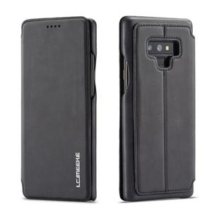 For Galaxy Note 9 Hon Ancient Series Leather Case with Card Slots & Holder & Wallet(Black)