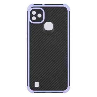 For Infinix Smart HD 2021 Eagle Eye Armor Dual-color Shockproof TPU + PC Protective Case(Purple)