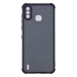 For Infinix Smart 4 Eagle Eye Armor Dual-color Shockproof TPU + PC Protective Case(Black)