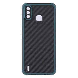 For Infinix Smart 4 Eagle Eye Armor Dual-color Shockproof TPU + PC Protective Case(Dark Green)
