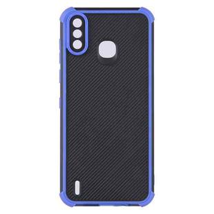 For Infinix Smart 4 Eagle Eye Armor Dual-color Shockproof TPU + PC Protective Case(Blue)