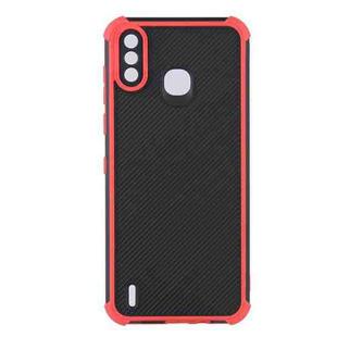 For Infinix Smart 4 Eagle Eye Armor Dual-color Shockproof TPU + PC Protective Case(Red)