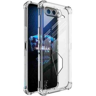 For Asus ROG Phone 5 / 5s IMAK All Coverage Shockproof Airbag TPU Case with Screen Protector(Transparent)