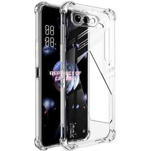 For Asus ROG Phone 5 Pro / 5s Pro IMAK All Coverage Shockproof Airbag TPU Case with Screen Protector(Transparent)