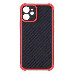 Eagle Eye Armor Dual-color Shockproof TPU + PC Protective Case For iPhone 12(Red)