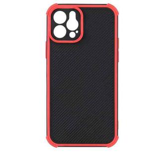 Eagle Eye Armor Dual-color Shockproof TPU + PC Protective Case For iPhone 12 Pro(Red)
