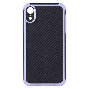 Eagle Eye Armor Dual-color Shockproof TPU + PC Protective Case For iPhone XR(Purple)