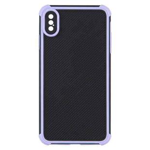 Eagle Eye Armor Dual-color Shockproof TPU + PC Protective Case For iPhone XS Max(Purple)