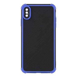 Eagle Eye Armor Dual-color Shockproof TPU + PC Protective Case For iPhone XS Max(Blue)