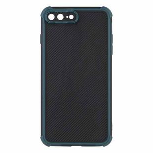 Eagle Eye Armor Dual-color Shockproof TPU + PC Protective Case For iPhone 8 Plus / 7 Plus(Dark Green)