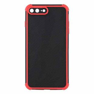 Eagle Eye Armor Dual-color Shockproof TPU + PC Protective Case For iPhone 8 Plus / 7 Plus(Red)
