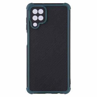 For Samsung Galaxy A12 Eagle Eye Armor Dual-color Shockproof TPU + PC Protective Case(Dark Green)