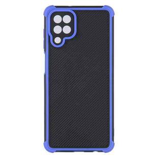 For Samsung Galaxy A12 Eagle Eye Armor Dual-color Shockproof TPU + PC Protective Case(Blue)