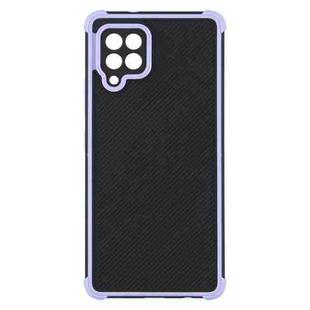 For Samsung Galaxy A42 5G Eagle Eye Armor Dual-color Shockproof TPU + PC Protective Case(Purple)