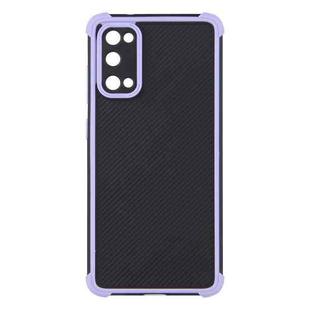 For Samsung Galaxy S20 Eagle Eye Armor Dual-color Shockproof TPU + PC Protective Case(Purple)