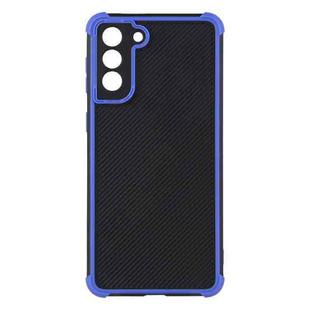 For Samsung Galaxy S21 5G Eagle Eye Armor Dual-color Shockproof TPU + PC Protective Case(Blue)