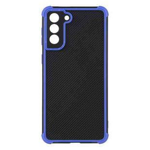 For Samsung Galaxy S21 FE Eagle Eye Armor Dual-color Shockproof TPU + PC Protective Case(Blue)