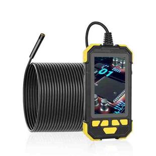 Y19 5.5mm Single Lens Hand-held Hard-wire Endoscope with 4.3-inch IPS Color LCD Screen, Cable Length:10m(Yellow)