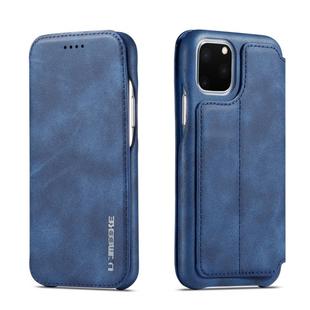 For iPhone 11 Hon Ancient Series Leather Case with Card Slots & Holder & Wallet(Blue)