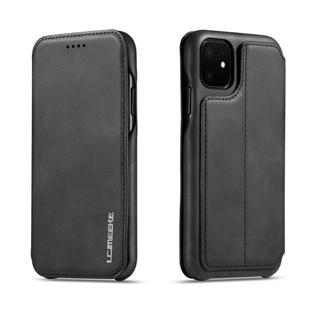 For iPhone 11 Pro Hon Ancient Series Leather Case with Card Slots & Holder & Wallet(Black)