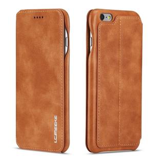 For iPhone 6 Hon Ancient Series Leather Case with Card Slots & Holder & Wallet(Brown)