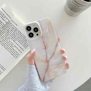Marble Pattern Soft TPU Protective Case For iPhone 13 Pro(Cream)