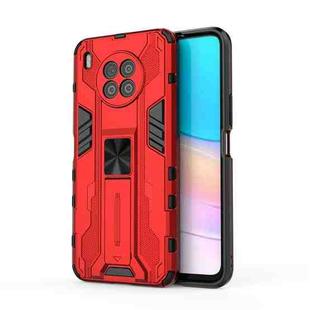 For Huawei nova 8i Overseas Version Supersonic PC + TPU Shock-proof Protective Case with Holder(Red)