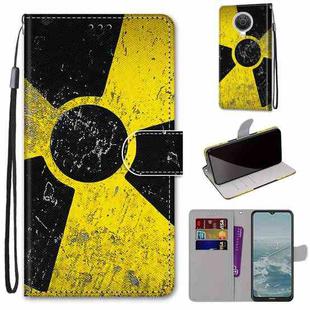 For Nokia G20 / G10 / 6.3 Coloured Drawing Cross Texture Horizontal Flip PU Leather Case with Holder & Card Slots & Wallet & Lanyard(Yellow Black Logo)