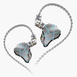 KZ ASX 20-unit Balance Armature Monitor HiFi In-Ear Wired Earphone No Mic(Silver)
