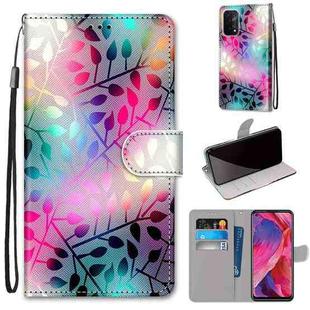 For OPPO A54 5G / A74 5G / A93 5G / A93s 5G Coloured Drawing Cross Texture Horizontal Flip PU Leather Case with Holder & Card Slots & Wallet & Lanyard(Translucent Glass)