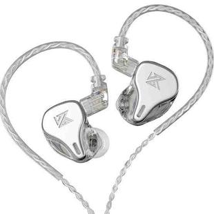 KZ DQ6 3-unit Dynamic HiFi In-Ear Wired Earphone No Mic(Silver)