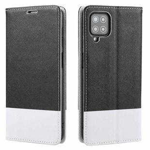 For Samsung Galaxy A42 Cross Texture Magnetic Horizontal Flip Leather Case with Card Slots & Holder & Wallet(Black)