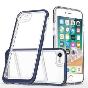 For iPhone SE 2022 / SE 2020 / 8 / 7 Bright Series Clear Acrylic + PC+TPU Shockproof Case(Navy Blue)