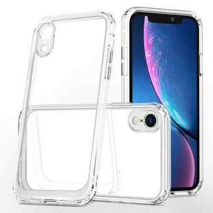 For iPhone XR Acrylic + TPU Accurate Hole Transparent Shockproof Case