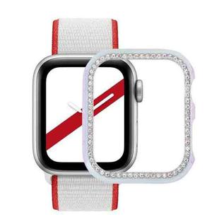 Metal Diamond Protective Watch Case For Apple Watch Series 6 & SE & 5 & 4 40mm(Multicolour)