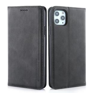 For iPhone 11 Pro Max Diaobaolee Gemini Magnetic Buckle Horizontal Flip Leather Case with Holder & Card Slots(Black)