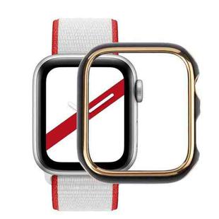 Dual-color Electroplating PC Protective Watch Case For Apple Watch Series 3 & 2 & 1 38mm(Phnom Penh + Black Background)