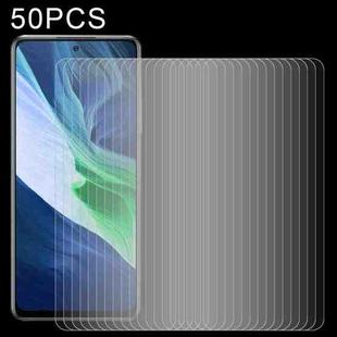For Infinix Note 10 Pro NFC/10 Pro/10 50 PCS 0.26mm 9H 2.5D Tempered Glass Film