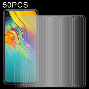 For Infinix Hot 9 Pro / Hot 9 50 PCS 0.26mm 9H 2.5D Tempered Glass Film