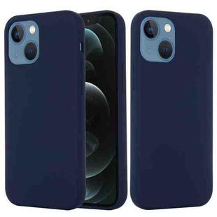 For iPhone 13 Shockproof Silicone Magnetic Magsafe Case(Navy Blue)