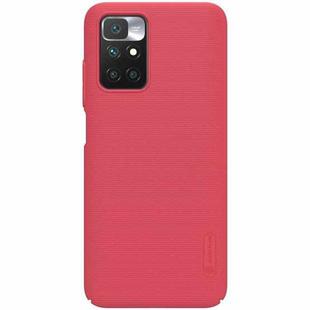 For Xiaomi Redmi 10 Prime / 10 NILLKIN Frosted Concave-convex Texture PC Protective Case(Red)