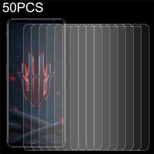 For ZTE nubia Red Magic 6s / 6s Pro 50 PCS 0.26mm 9H 2.5D Tempered Glass Film