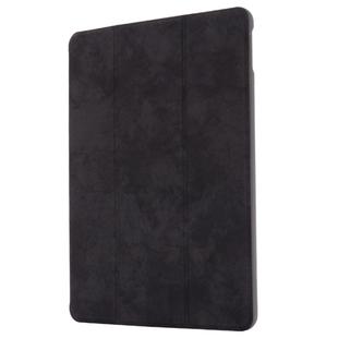 For iPad 10.2 2021 / 2020 / 2019 GEBEI Cloth Texture Horizontal Flip Protective Case with Holder(Black)