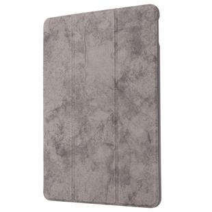 For iPad 10.2 2021 / 2020 / 2019 GEBEI Cloth Texture Horizontal Flip Protective Case with Holder(Grey)